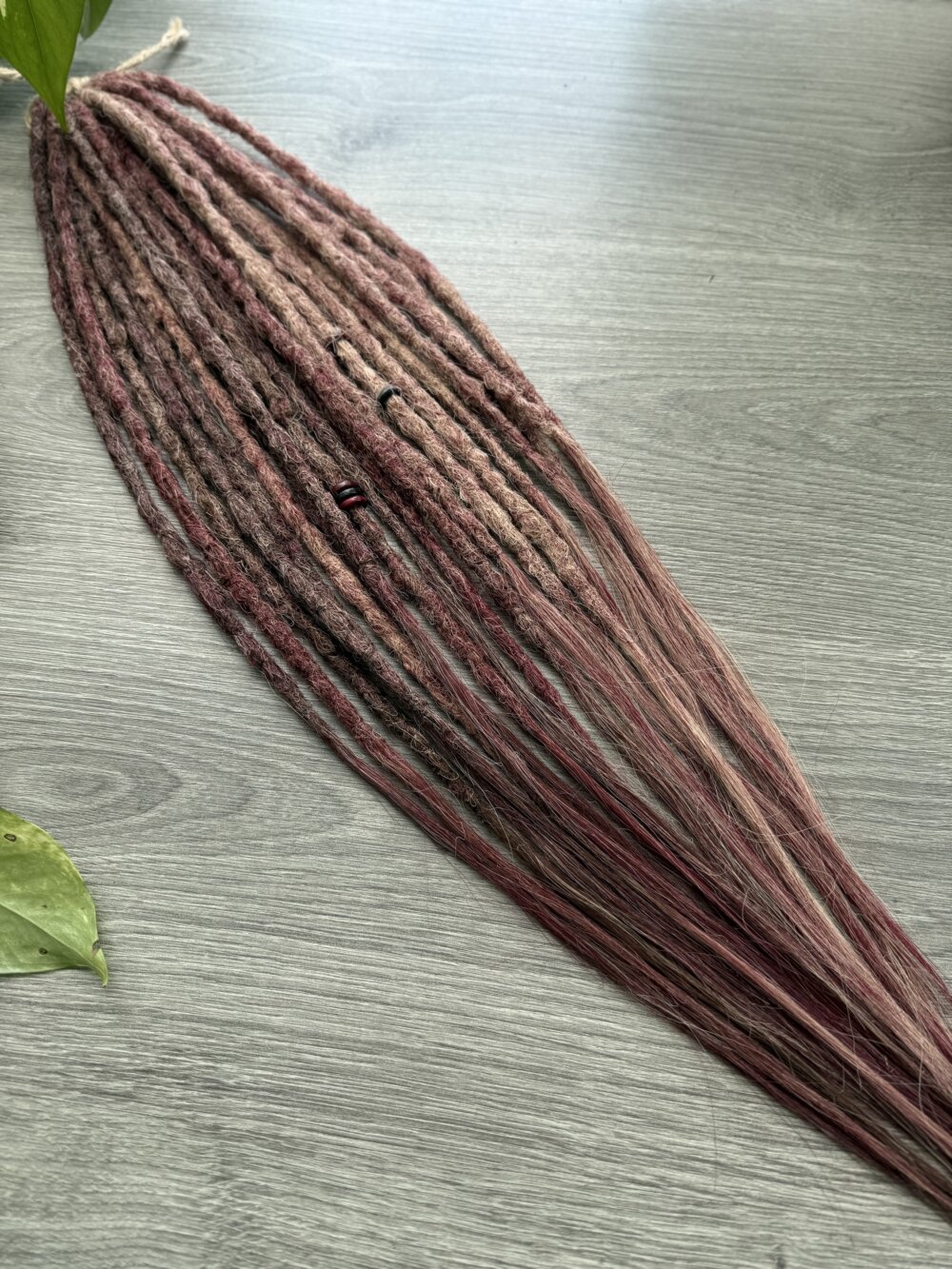 MINI zestaw dredloków „Wiśnia blond” - obrazek 4
