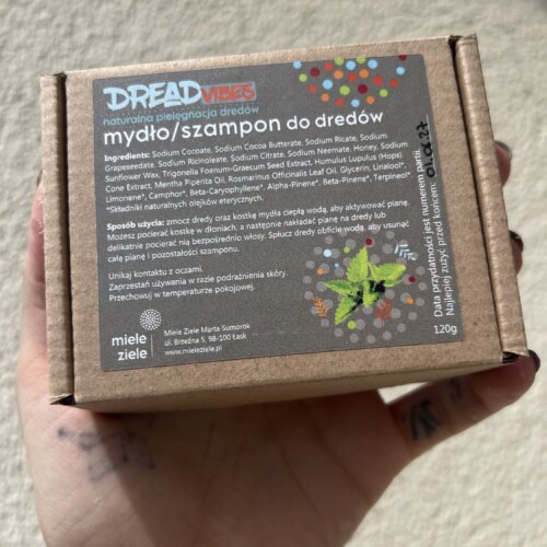 Szampon DREAD VIBES, w kostce, 120 g
