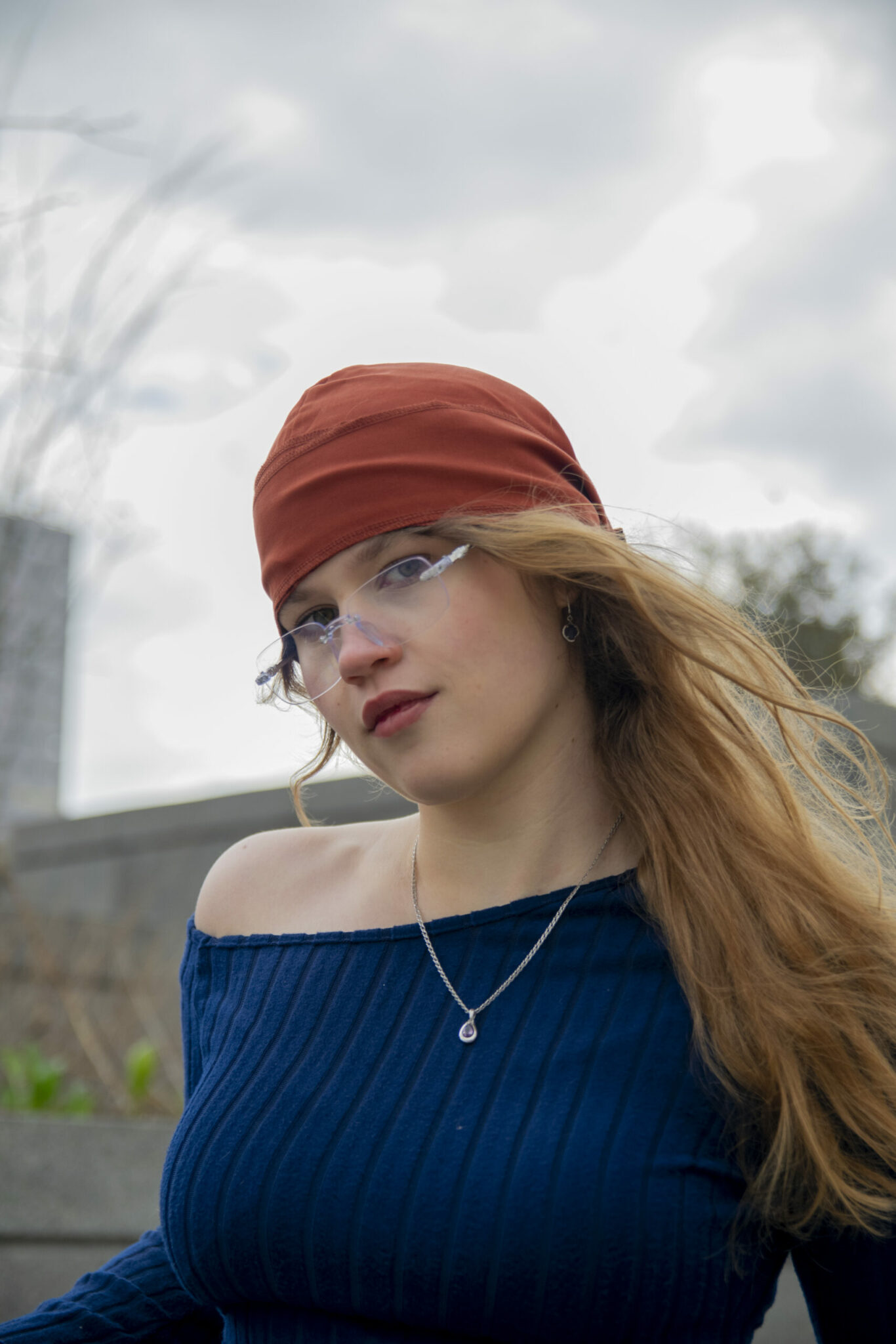 Miedziany durag cupro BYDGOSZCZ Warsaw Durag Store, widok z przodu