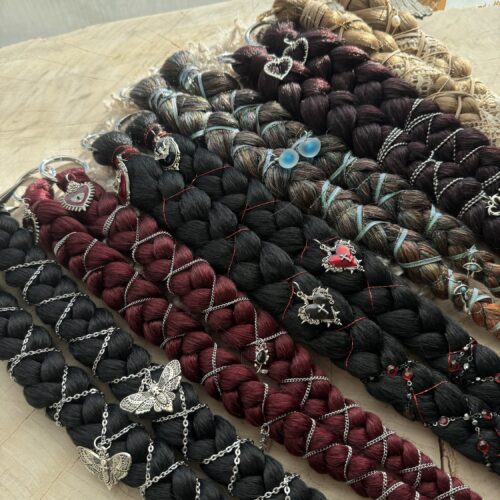 Spirit szok, warkocze CLIP IN handmade (6 stylów)
