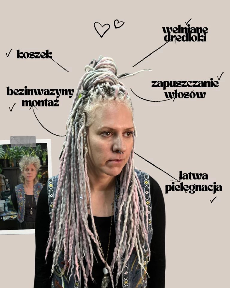 Dredloki wełniane: noszenie, mycie i suszenie