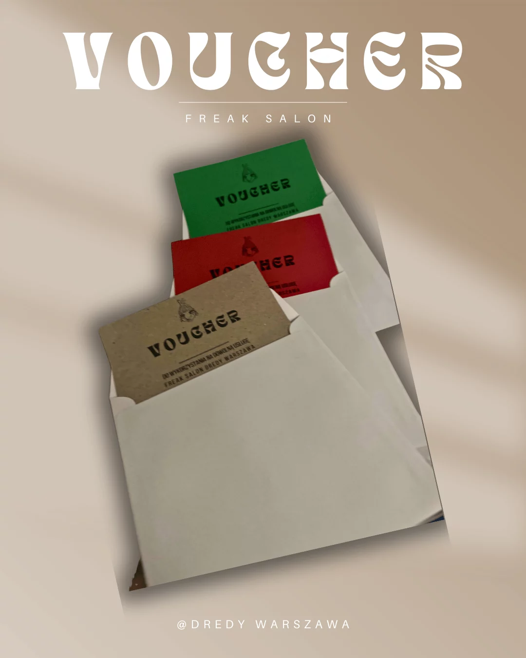 Voucher prezentowy FREAK SALON na dredy i pielęgnację